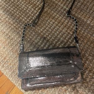 Jerome Dreyfuss charly xs(lame champagne goatskin)